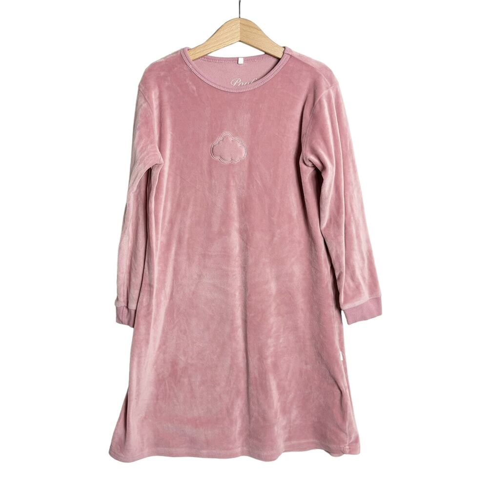 Pouf Pink Velour Dress